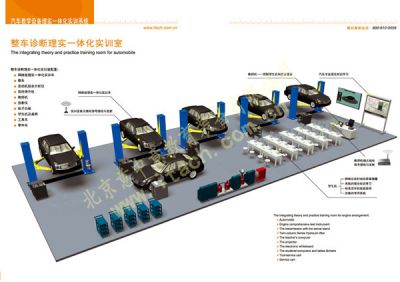 汽车诊断理实一体化实训室