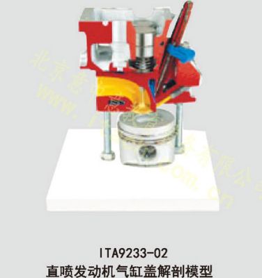 直喷发动机气缸盖解剖模型