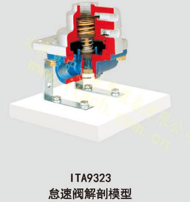 怠速阀解剖模型